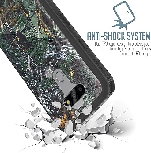 Miniatura 6 de Funda para LG Aristo 5 Plus, LG K31, LG Phoenix 5, LG Risio 4, LG Fortune 3 funda integrada en pantalla resistente con clip para cinturón, funda