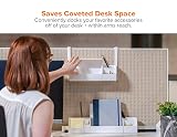 Bostitch Office Konnect Cubicle Hanger for Rails, Fits 1.25-2" Cube Walls, Set of 2 (KT-RAILHANGER2) – view 3