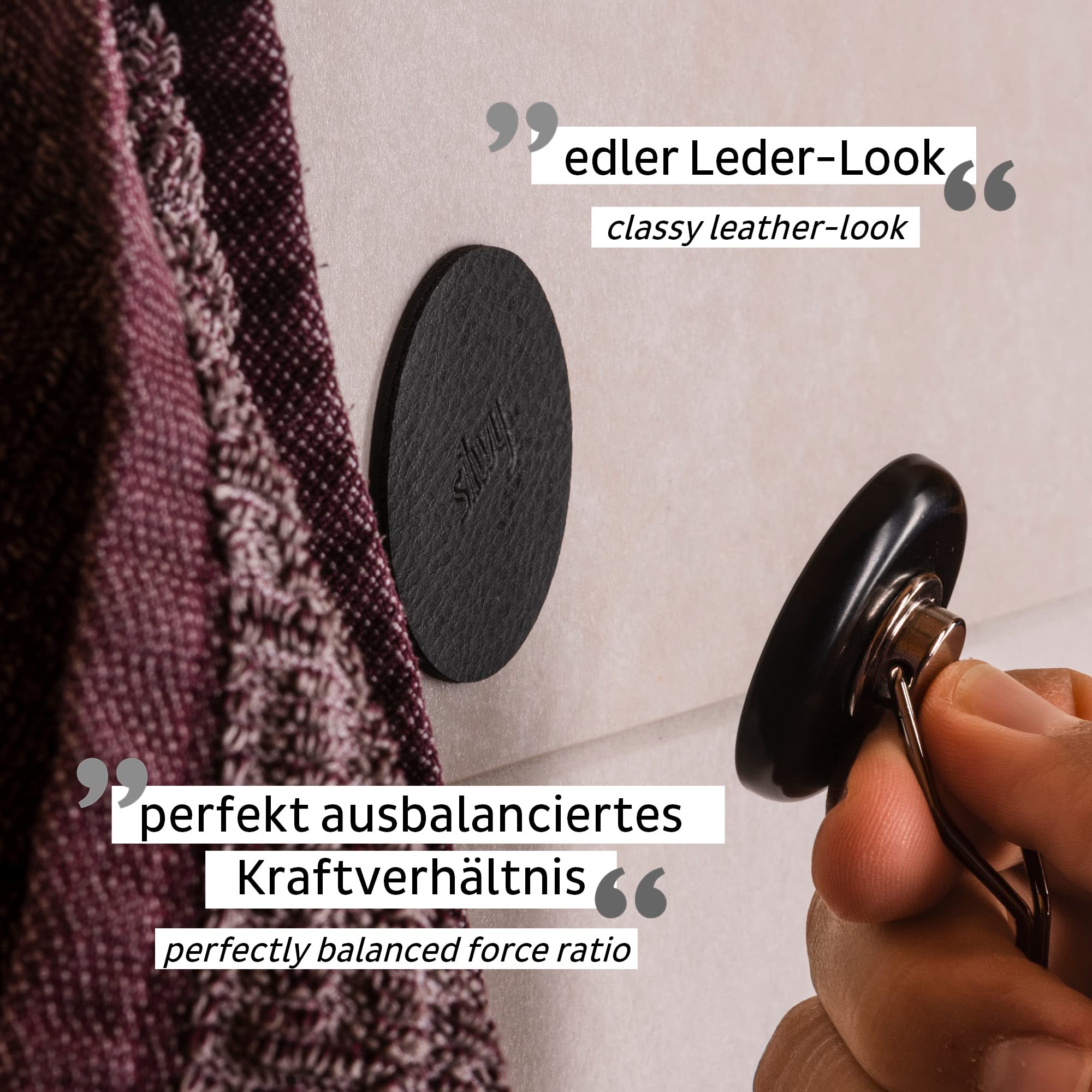 Set van 2 porseleinen magnetische kopjes / met witte Nano Gel pads | SVB