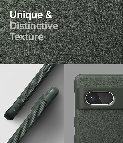 Miniatura 6 de Ringke Onyx - Funda compatible con Google Pixel 7 [verde oscuro] + funda delgada compatible con Google Pixel Watch [transparente + negro]