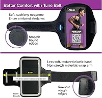 Vista 3 de Tune Belt AB92 Brazalete para teléfono celular para correr, compatible con iPhone 16/15/14/13 Pro Max, Plus, Samsung Galaxy Ultra/Plus/Note