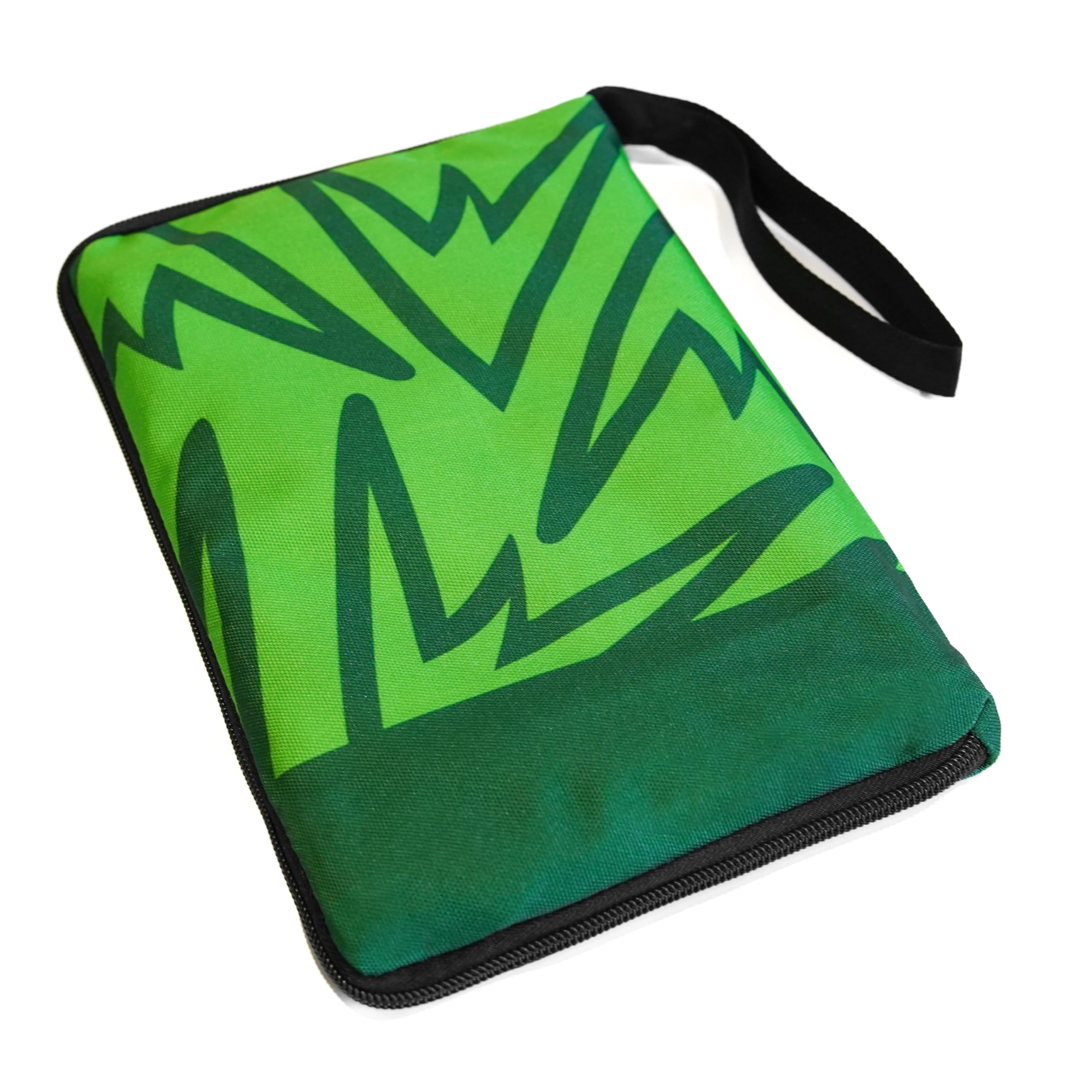 Psychi Rock Climbing Guidebook Case Cover Pouch for Bouldering Mountaineering Walking Guides Maps Books (Dark Green/Light Green) - Image 3