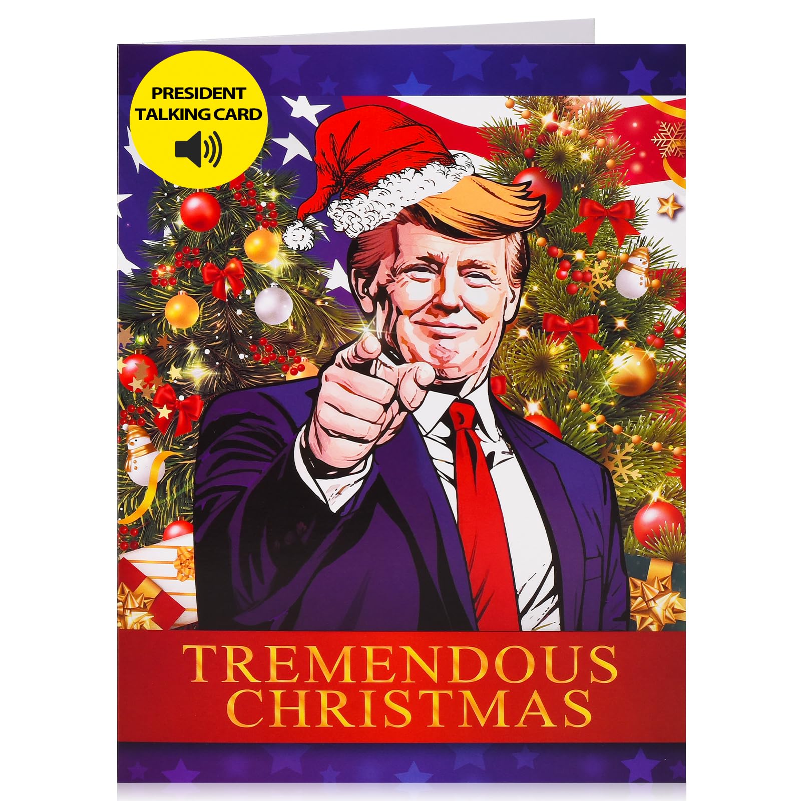 Locker.Ink | Celebrate Presidents' Day 2025 with These Unique Greeting Cards Talking Trump Christmas Card