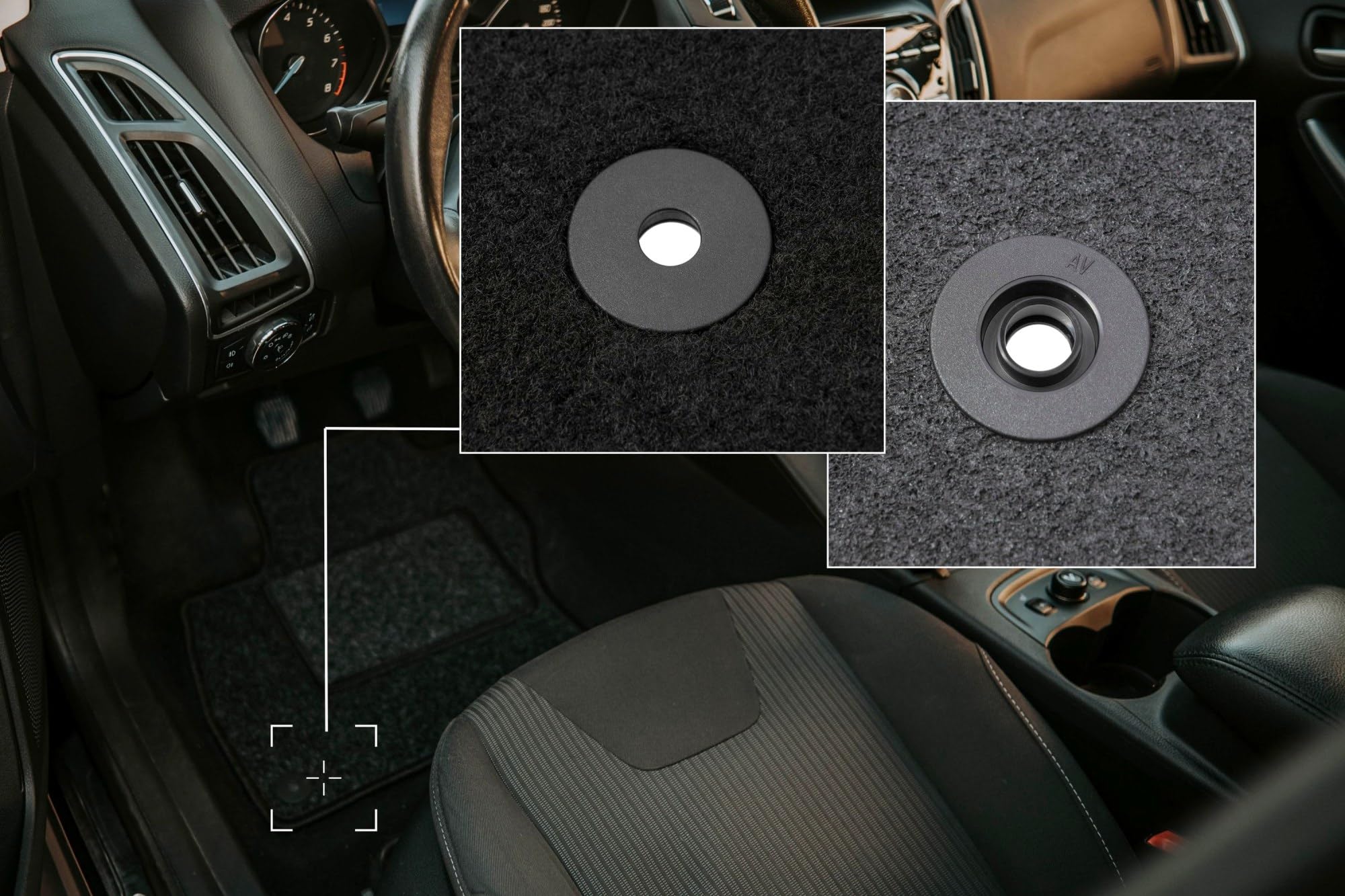 Alfombrillas de Moqueta a Medida compatibles con BYD Seal 2023-, Anthra