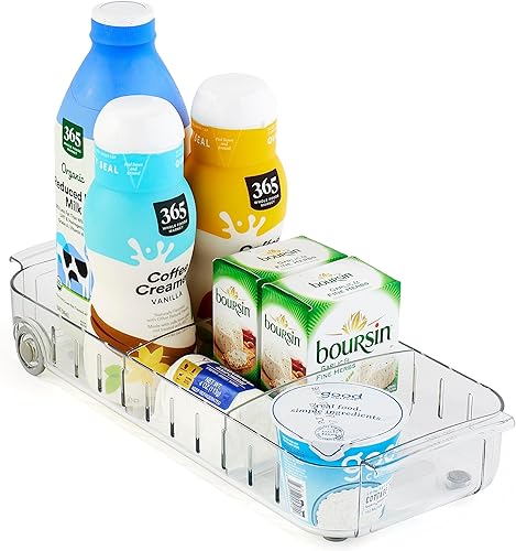 YouCopia Organizador de nevera enrollable 6 pulgadas de ancho transparente