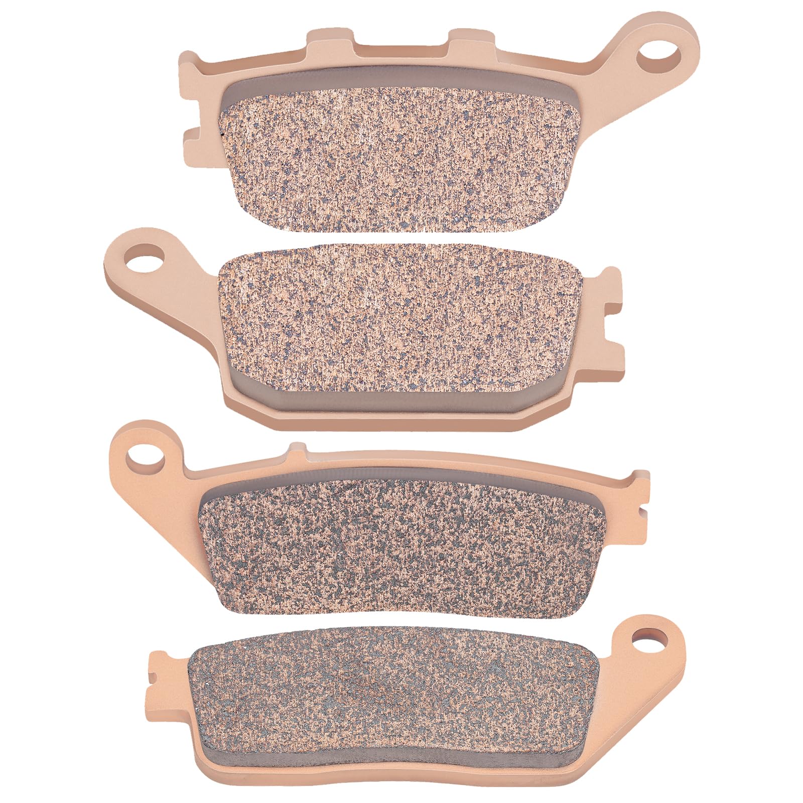 AHL Front & Rear Brake Pads Set for Honda VTX1300 S VTX1300S VTX 1300 S Retro/C/R/T 2003-2013;VTX1300 C/R/S Retro 2003-2006/VT1300 CXA Fury (Non ABS Model) 2010-2015 (Sintered copper-based)