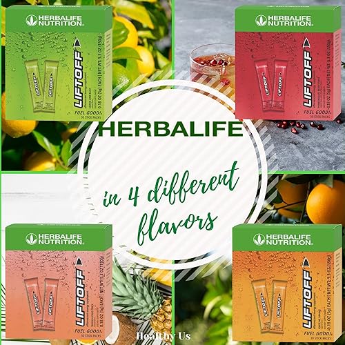 Miniatura 7 de Herbalife Nutrition LIFTOFF Energy Stick Packs - Limón-Limón Blast - Bebida instantánea para un impulso natural de energía, despeja la mente, mejora