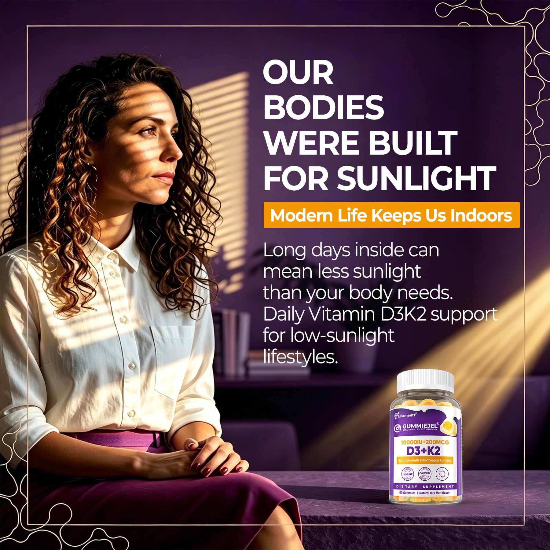Vitamin D3 K2 Gummies for Women & Men, 10000 IU D3 Supplement — Amazon image 7