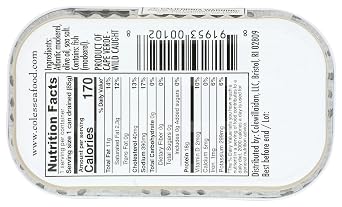 COLES MACKEREL OLIVE OIL 4.4 oz