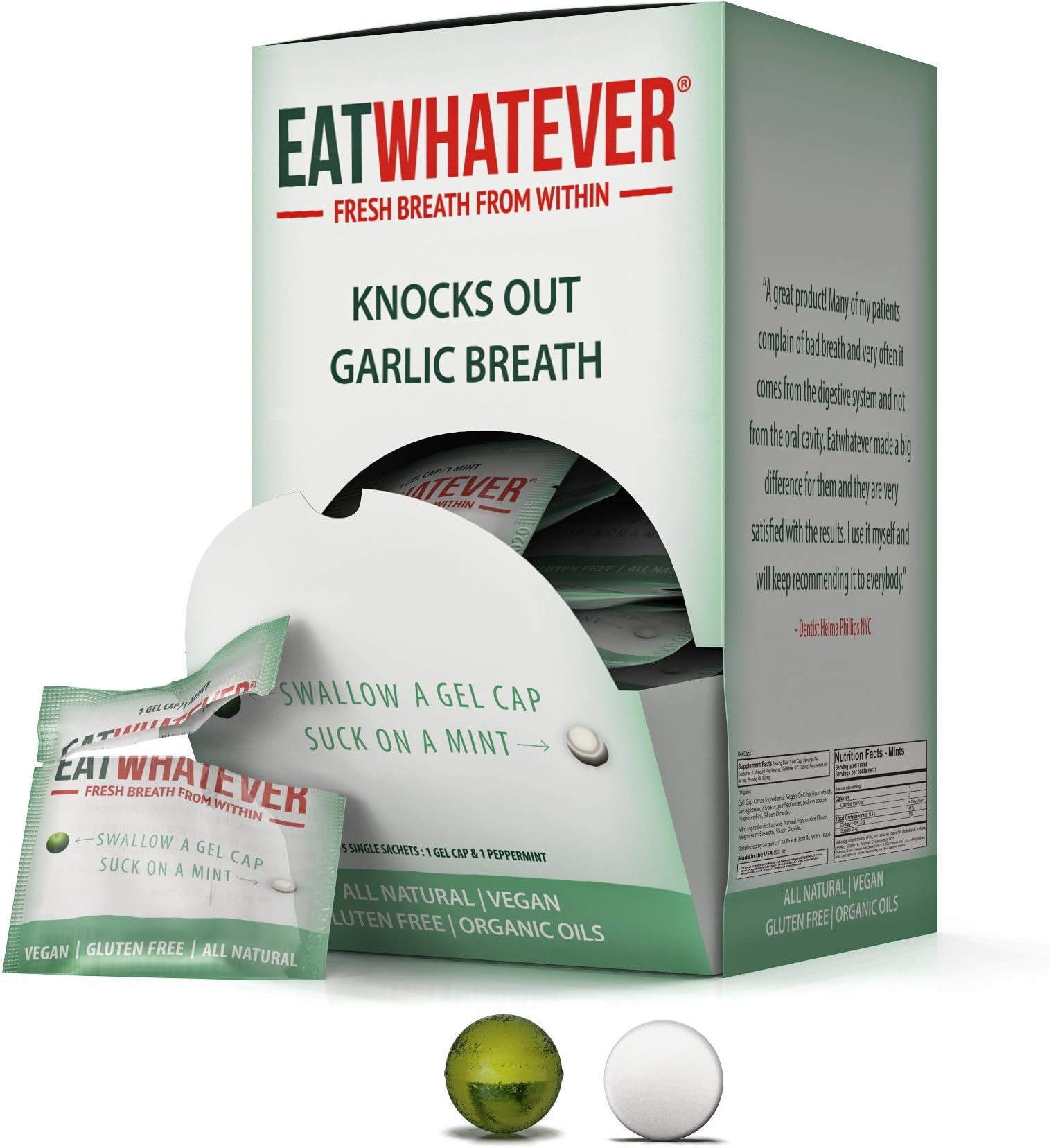 Eatwhatever Breath Freshening System, Peppermint, 75 Servings