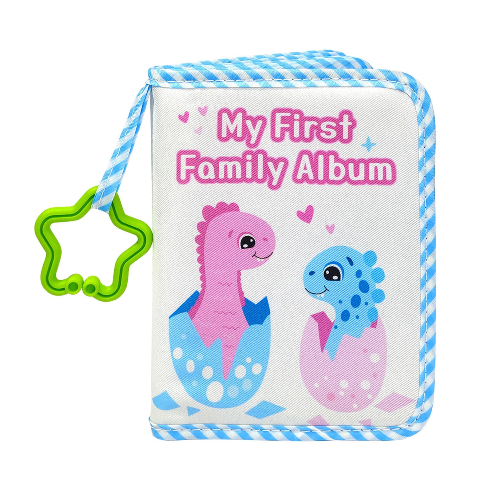 Nucelit Baby ' s My Firsts Family Album, Baby Photo Album 4×6 Soft Cloth Photo Book, Cloth Albums with Pictures Pocket for Kids ' s My Firsts Family