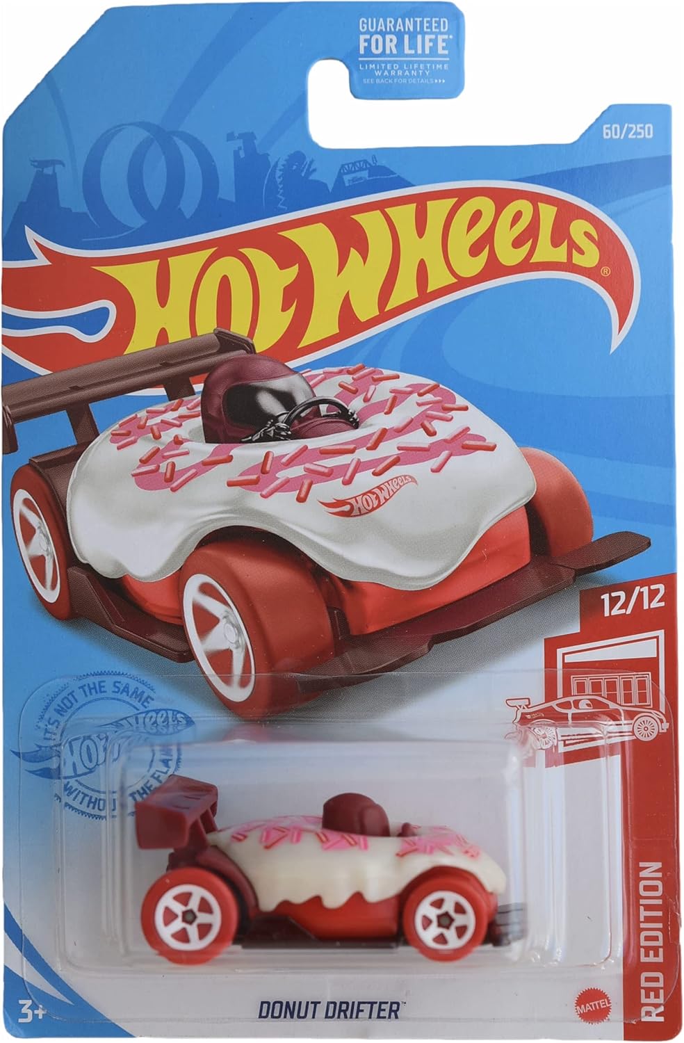 Amazon.com: Hot Wheels Donut Drifter - 60/250 Red Edition 12/12 : Arts ...