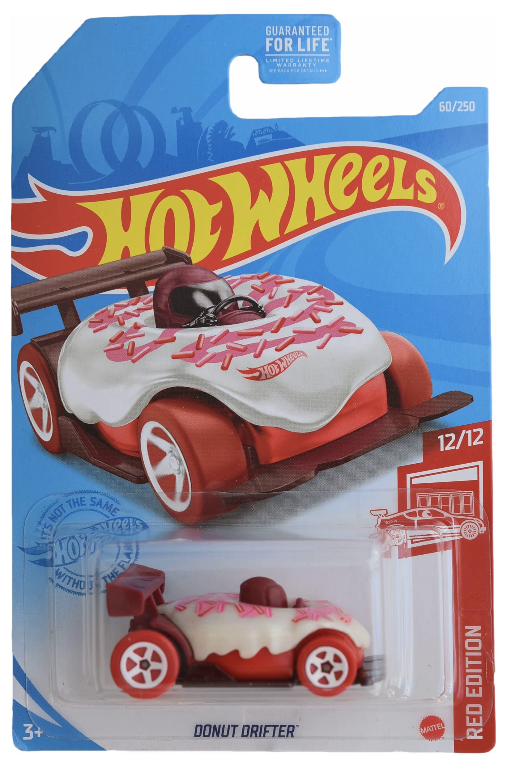 Amazon.com: Hot Wheels Donut Drifter - 60/250 Red Edition 12/12