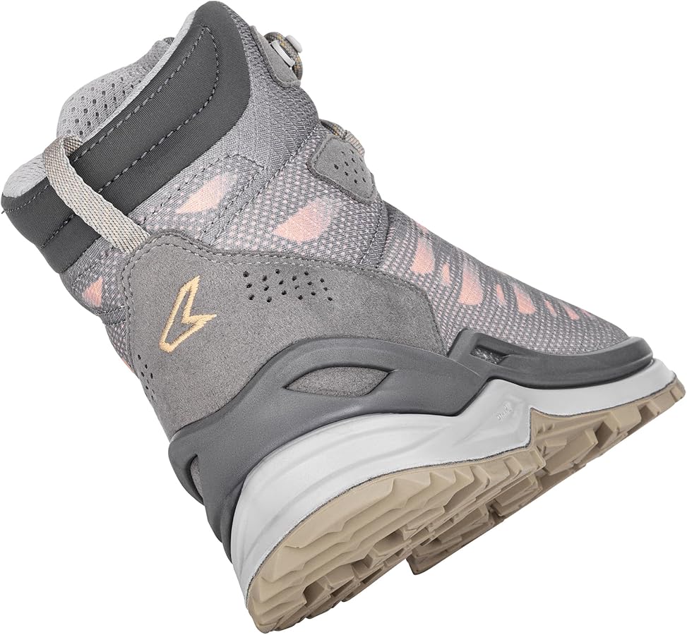 メッシュ・ウィング（ミッドグレー） Amazon.com | LOWA Ferrox GTX Mid Ws Boots Medium, Grey Pink, 6