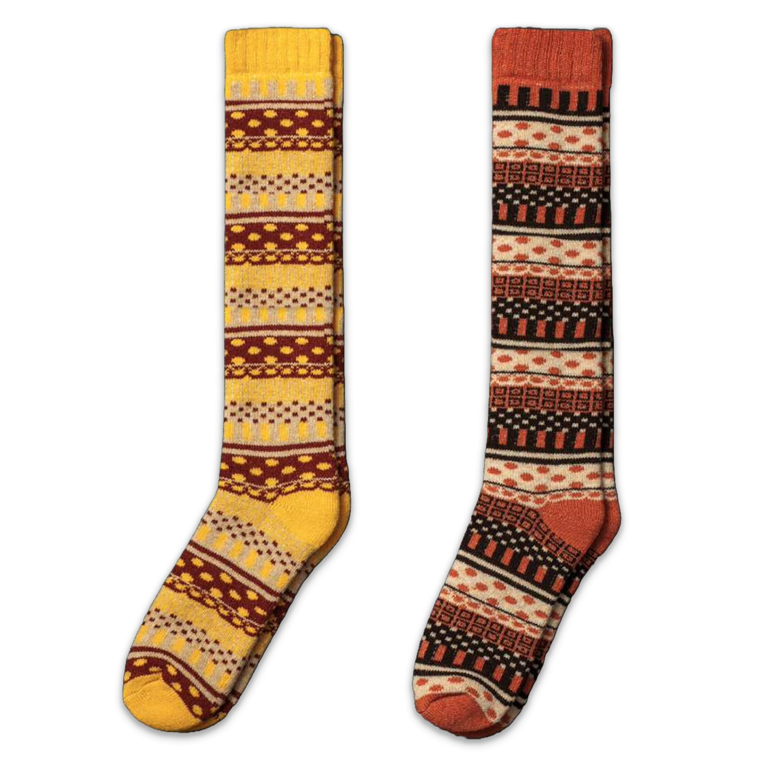 NORDIC Warme Socken 2 Paar, Merinowoll-Kniestrümpfe für Männer und Damen, Winter warm, weich und bequem OEKO-TEX Standar