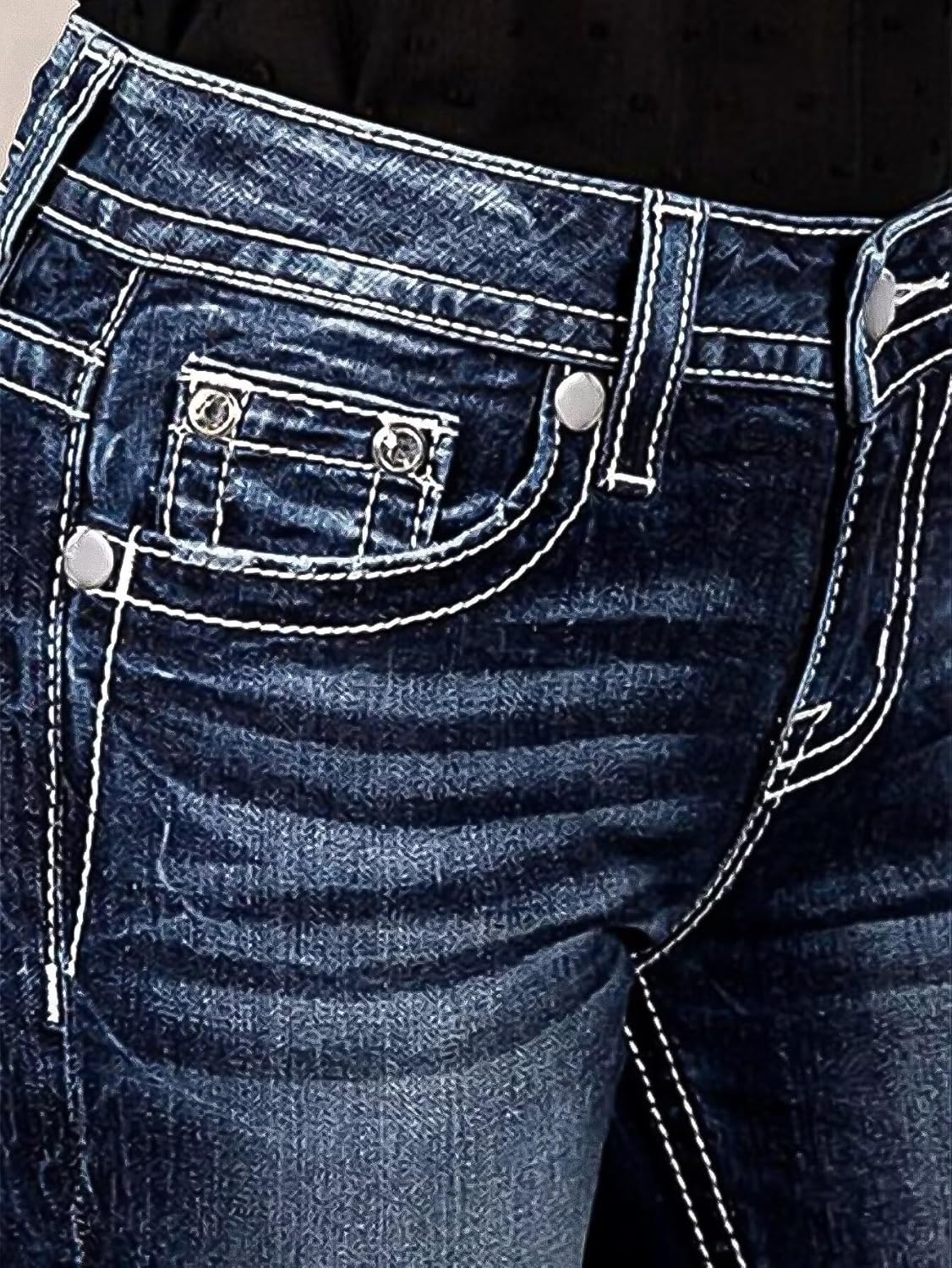 Flamingals Butt Lifting Bootcut Jeans Stretchy Casual Fall Winter Trendy Flare Leg Jeans for Women