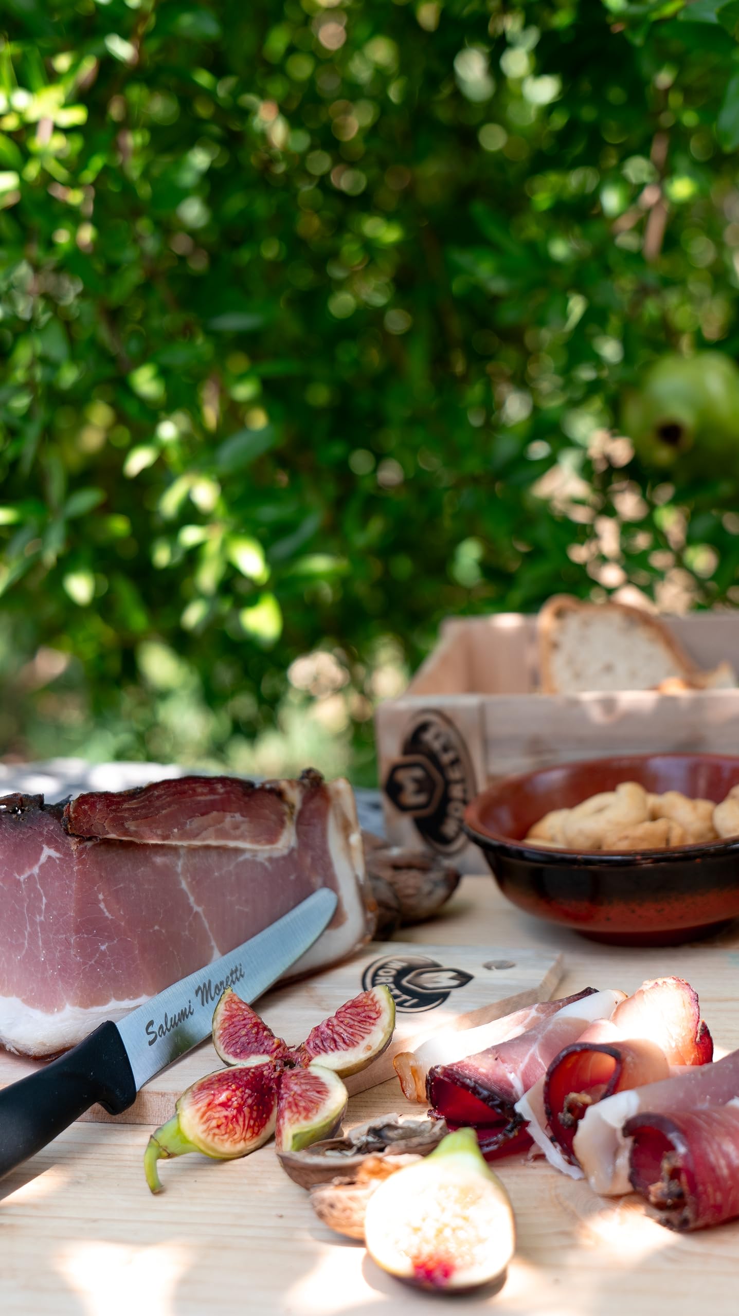 Moretti® Speck Leggermente Affumicato | 100% Naturale | Senza Glutine | Senza Conservanti | No OGM | Prodotto In Calabria (1 Kg)