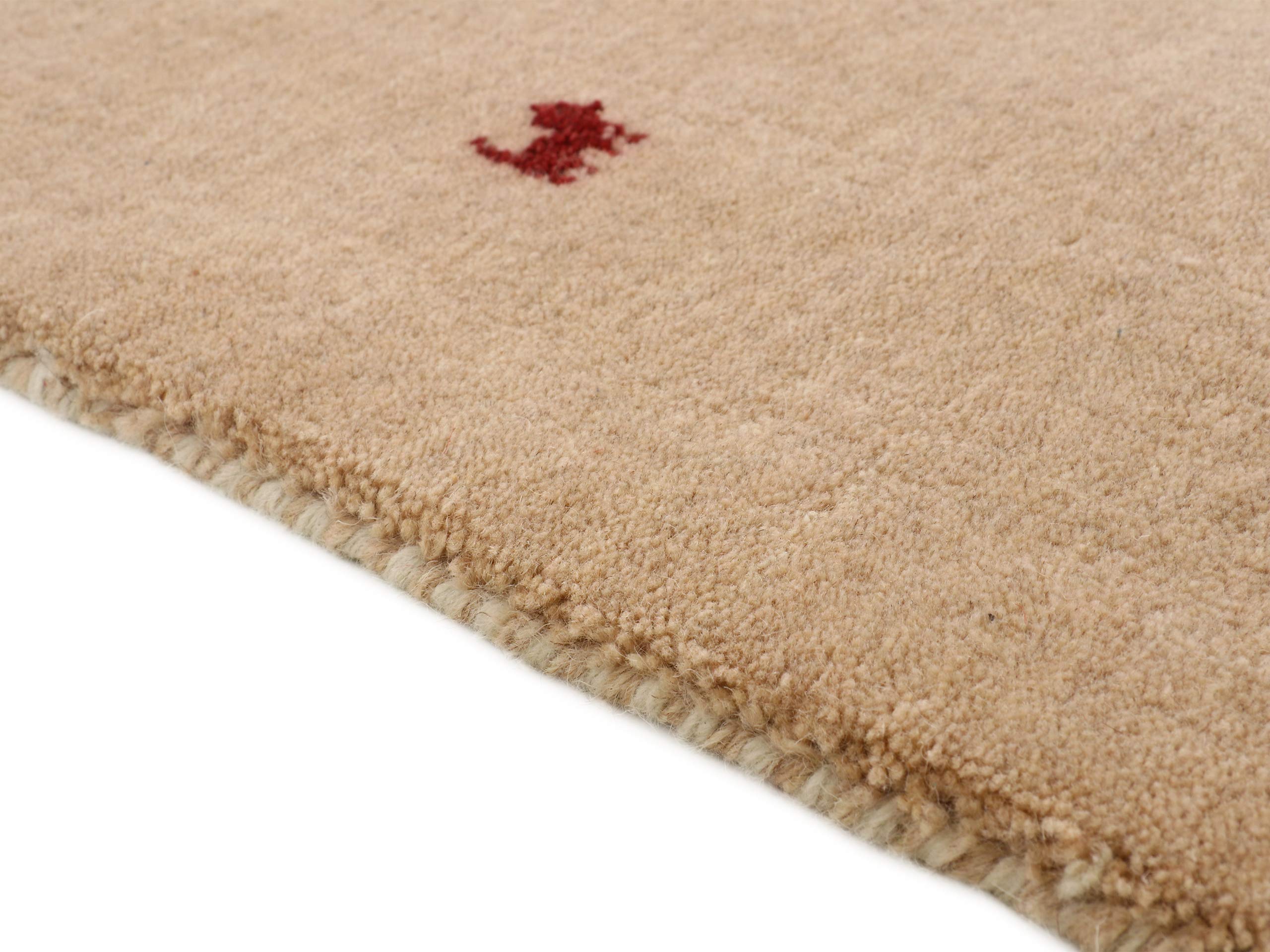 Tapis Long Poil Breeze CarpetFine 75x240 Cm - Beige - Moderne Pour Couloir, Salon Ou Chambre