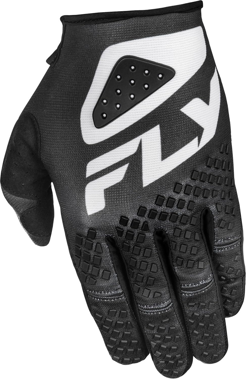 Fly Racing Men's Kinetic Sym Gloves (Black/White, Medium)