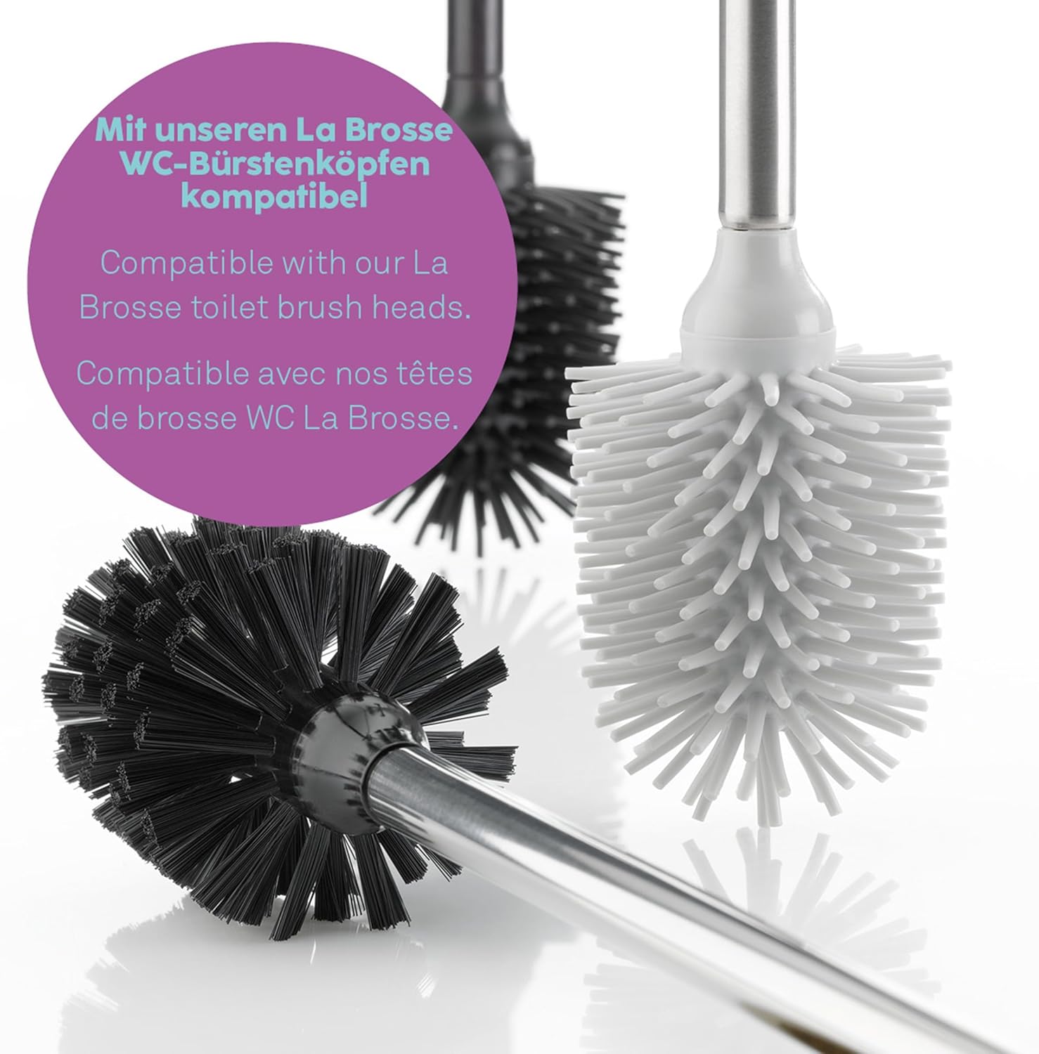 kela Toilet Set, Ceramic, Gray, 10x10x45cm