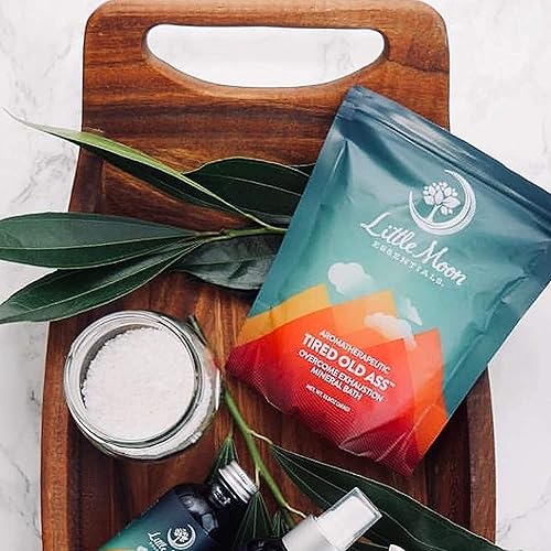 Miniatura 4 de Little Moon Essentials Sal de baño mineral Superar el agotamiento, culo viejo cansado, 13.5 oz.