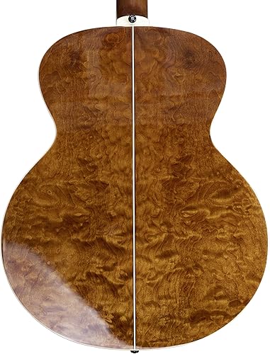 Miniatura 3 de TARIO 12 Cuerdas Acústica Jumbo Cuerpo Guitarra Acolchado Cuerpo Arce Cuello Natural