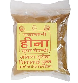 GOYAL GROUP Rajasthani Heena Super Natural Herbal Organic Mahendi leaf Powder (1000 Gram) With hair colour Dye Brush