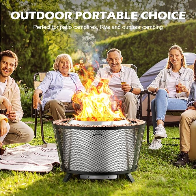 Brasero Panovue 29" Sin Humo para Exterior de Acero miniatura 5