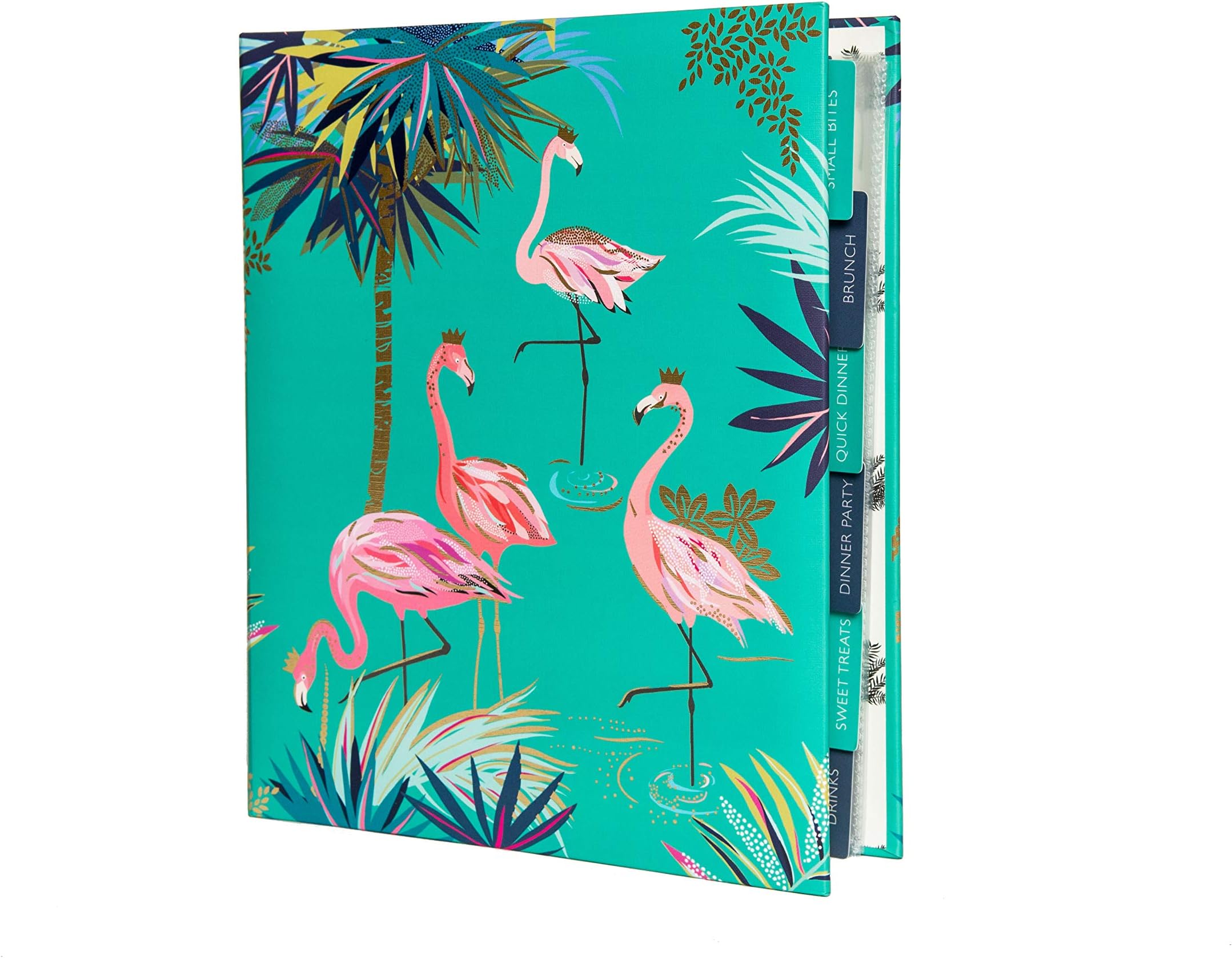 Sara Miller - Luxury Blank Recipe Book for Own Recipes | Tahiti Collection | 80 A5 Pages | 23 x 19 x 4 cm | Blank Recipe Journal for Own Recipes | Elegant Recipe Folder