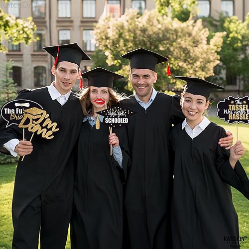 Vista 34 de KatchOn, Accesorios para cabina de fotos de graduación 2025 – Paquete de 21 Accesorios de fotos de graduación 2025 para decoraciones de graduación