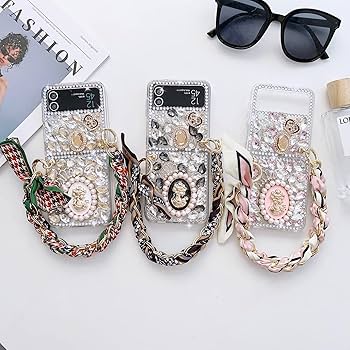 Amazon.com: Omio for Galaxy Z Flip 4 Bling Case with Hand Chain Amazon.com: Omio for Galaxy Z Flip 4 Bling Case with Hand Chain