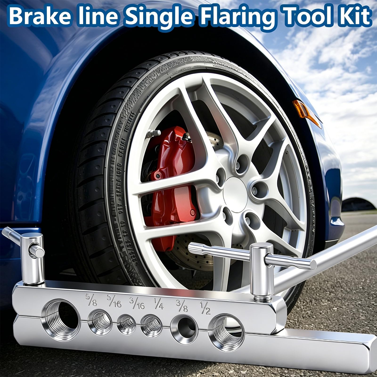 smseace 26Pack 3/16 Inch Brake line kit Include 25 FT Zinc-Plated