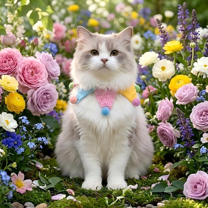 Disfraz para Perro y Gato Navideño de Estrella, Ajustable, Hecho a Mano miniatura 2