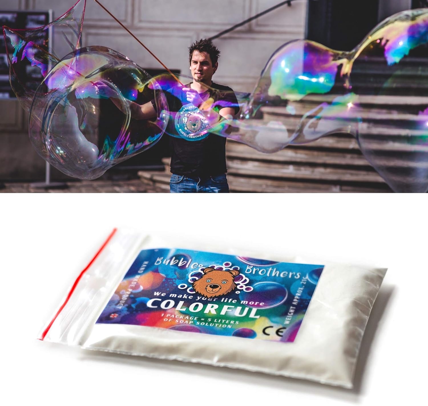 Bubble Brothers Bubble Mixture for 5 Litre of Bubble Mix Refill Bubble