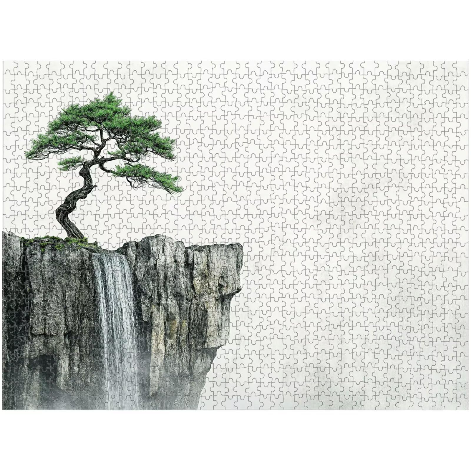 Puzzle 1500 sztuk - drzewo i jesień - trwałe drewniane puzzle 1T #1193
