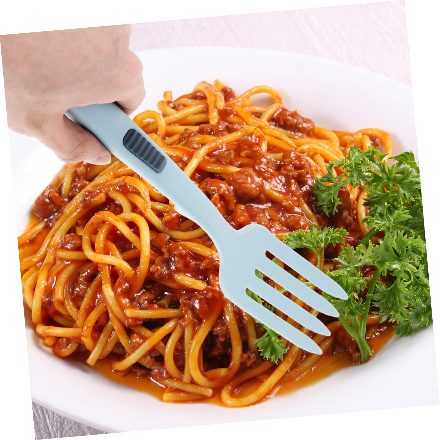 VOSAREA Forchetta In Silicone Per Spaghetti: Antigraffio, Manico Comodo, Resistente Al Calore E Perfetta Per Mescolare!