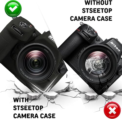 Miniatura 6 de Nikon Z8 - Funda protectora de goma de silicona para el cuerpo de la cámara, compatible con Nikon Z8 (negro)