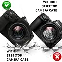 STSEETOP Camera Case for Nikon Z8 - Protective Silicone DSLR Skin Cover, Detachable Cage, Shockproof, Dustproof (Black) gallery image