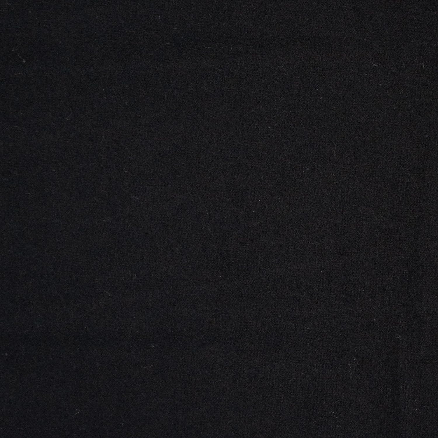 RTC Fabrics 42"/43" 100% Cotton Flannel Solid Black Color Crafting Fabric By Bolt