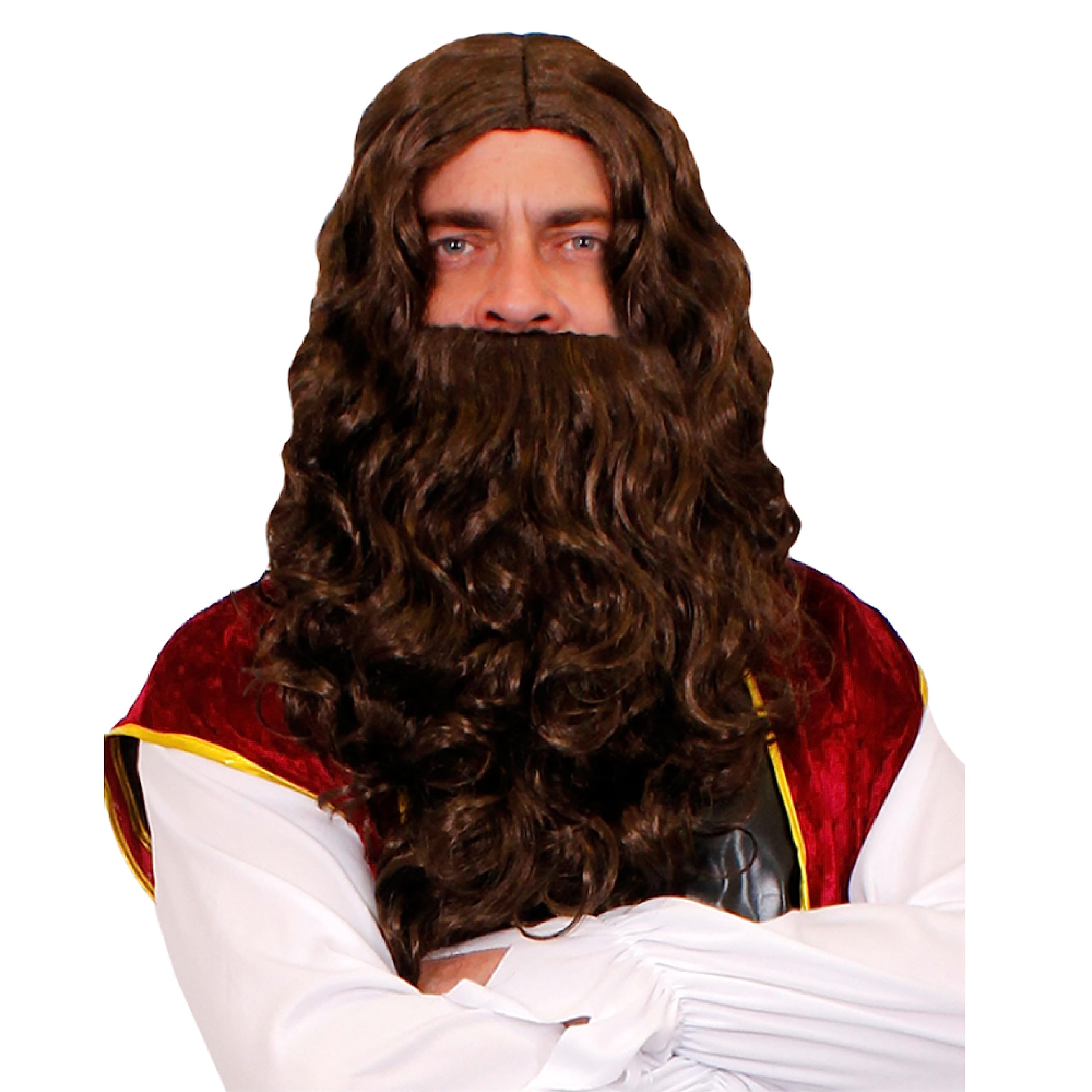 I LOVE FANCY DRESSWizard Wig & Beard Fancy Dress Accessory Grey Middle Earth Movie Mythical Creature Wig - Grey Beard and Wig