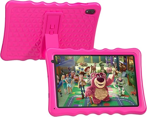 BYYBUO Tableta para niños, tableta Android 12 de 10.1 pulgadas para niños, 2 GB de RAM, 32 GB ROM 6000 mAh, tabletas para niños pequeños con