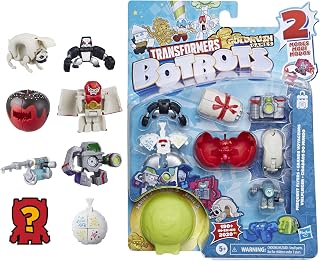 Transformers Toys BotBots Series 5 Frequent Flyers 8-Pack – Mystery 2-in-1 Collectible Figures! Kids Ages 5 and Up (Styles and Colors May Vary) by Hasbro