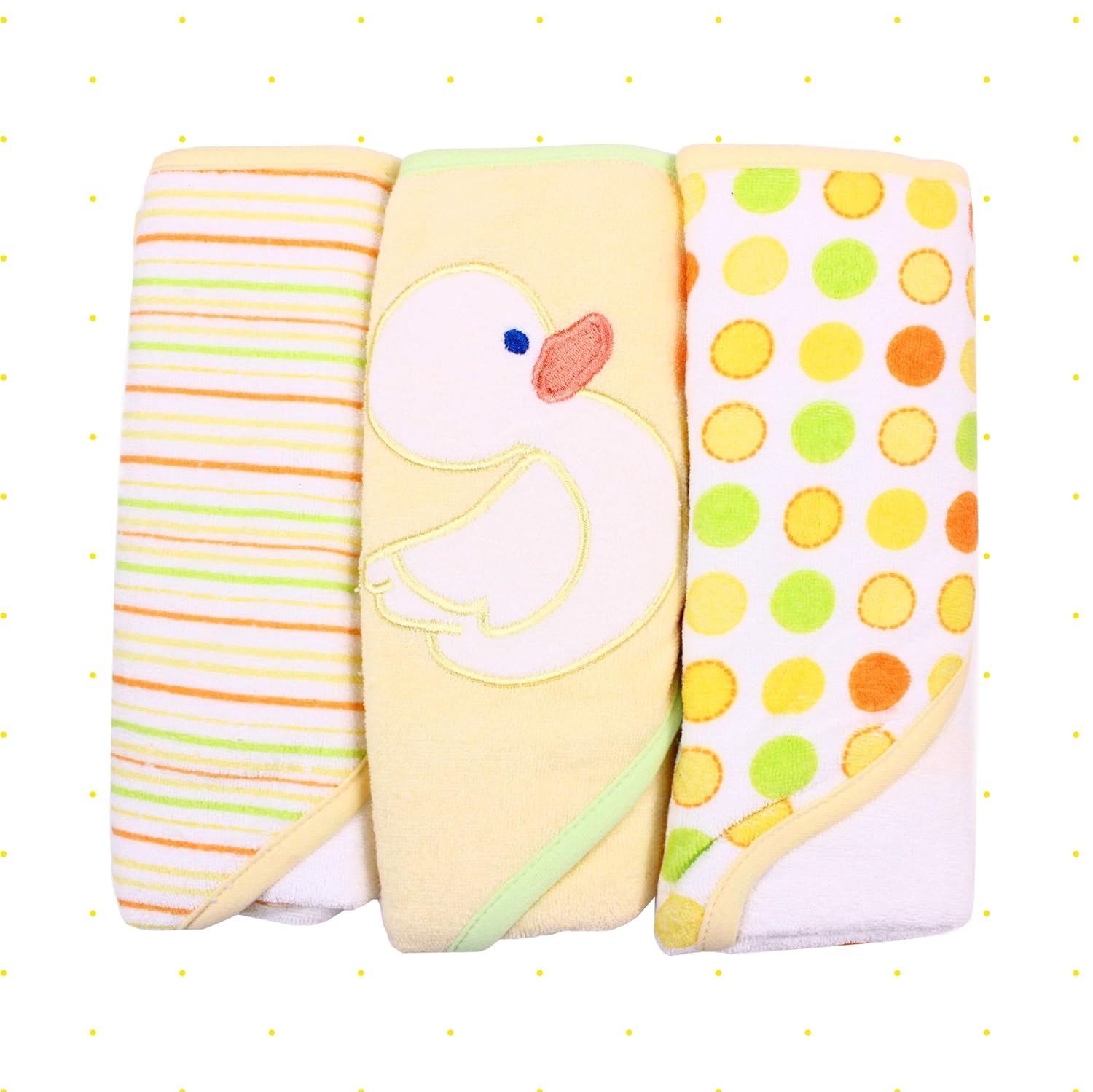 Spasilk Baby 3 Pack Soft Terry Hooded Towel Set for Newborn Boys and Girls : Everything Else