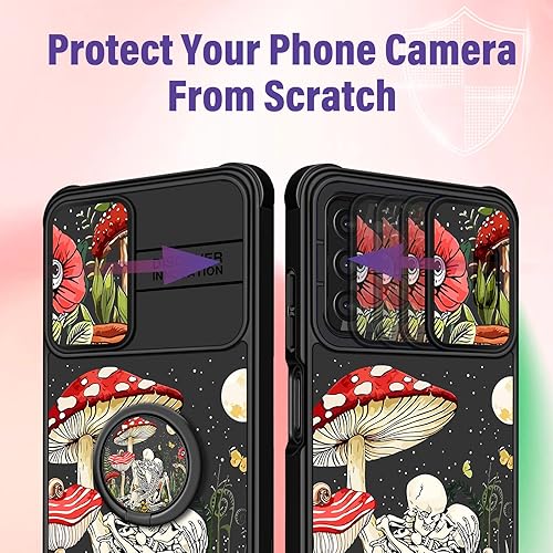 Miniatura 4 de para Samsung Galaxy A03S Funda de Celular - Cubierta Linda para Mujeres y Niñas Diseño de Calavera Esqueleto Gótico Divertido Gracioso Espeluznante