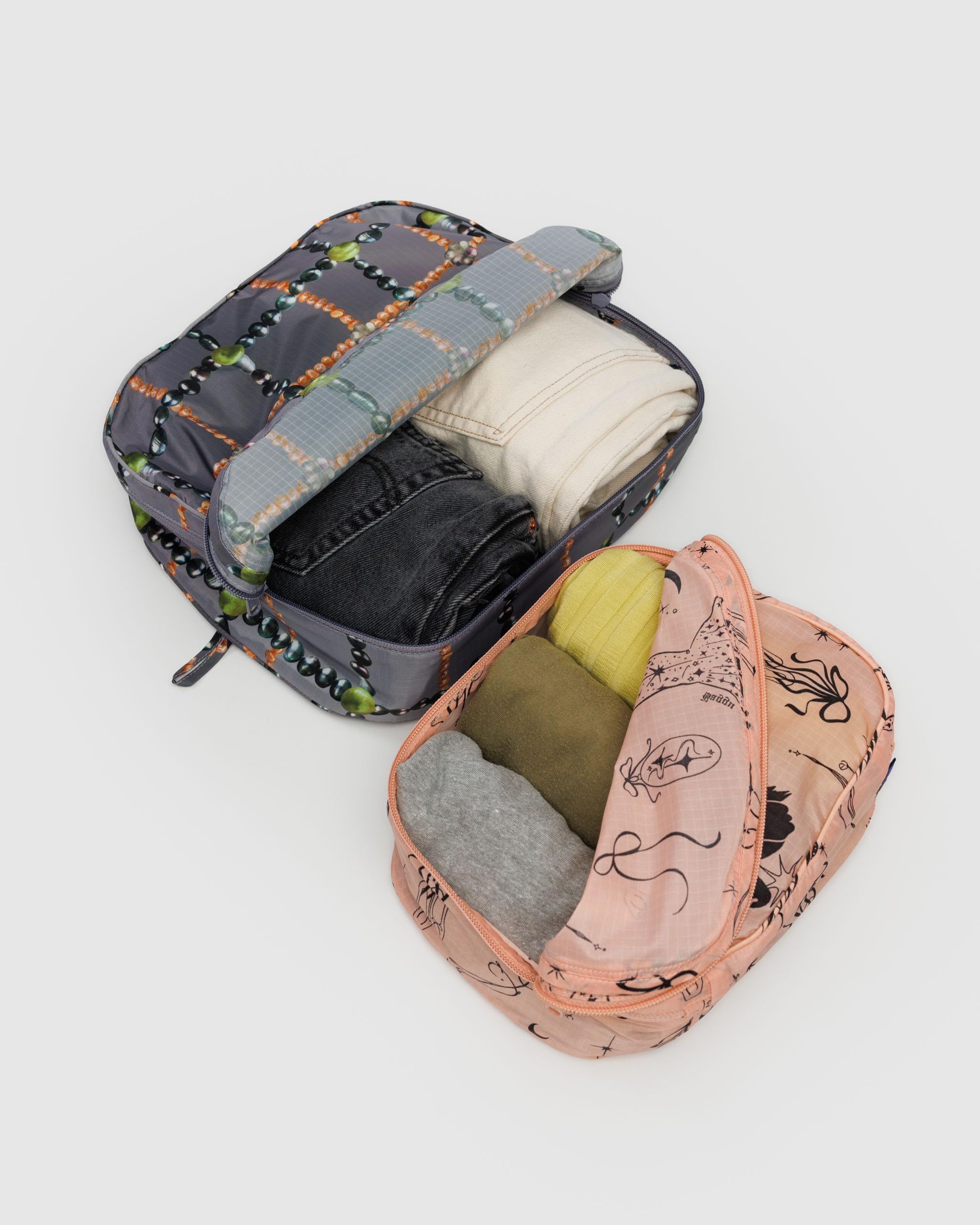 BAGGU パッキングキューブセット ギンガムハート BAGGU Packing Cube Set | Urban Outfitters