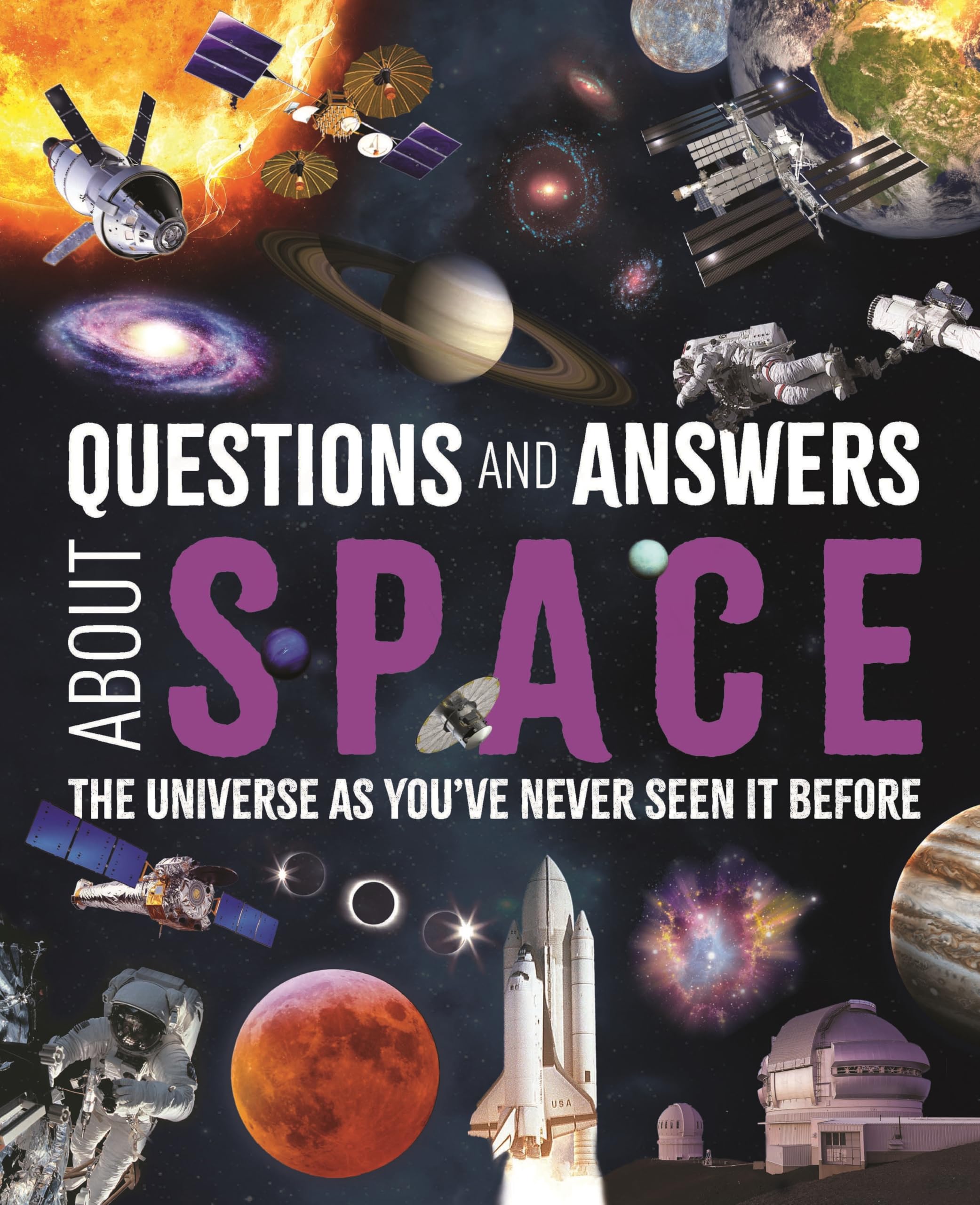 Questions and Answers About Space by Giles Sparrow Hardback