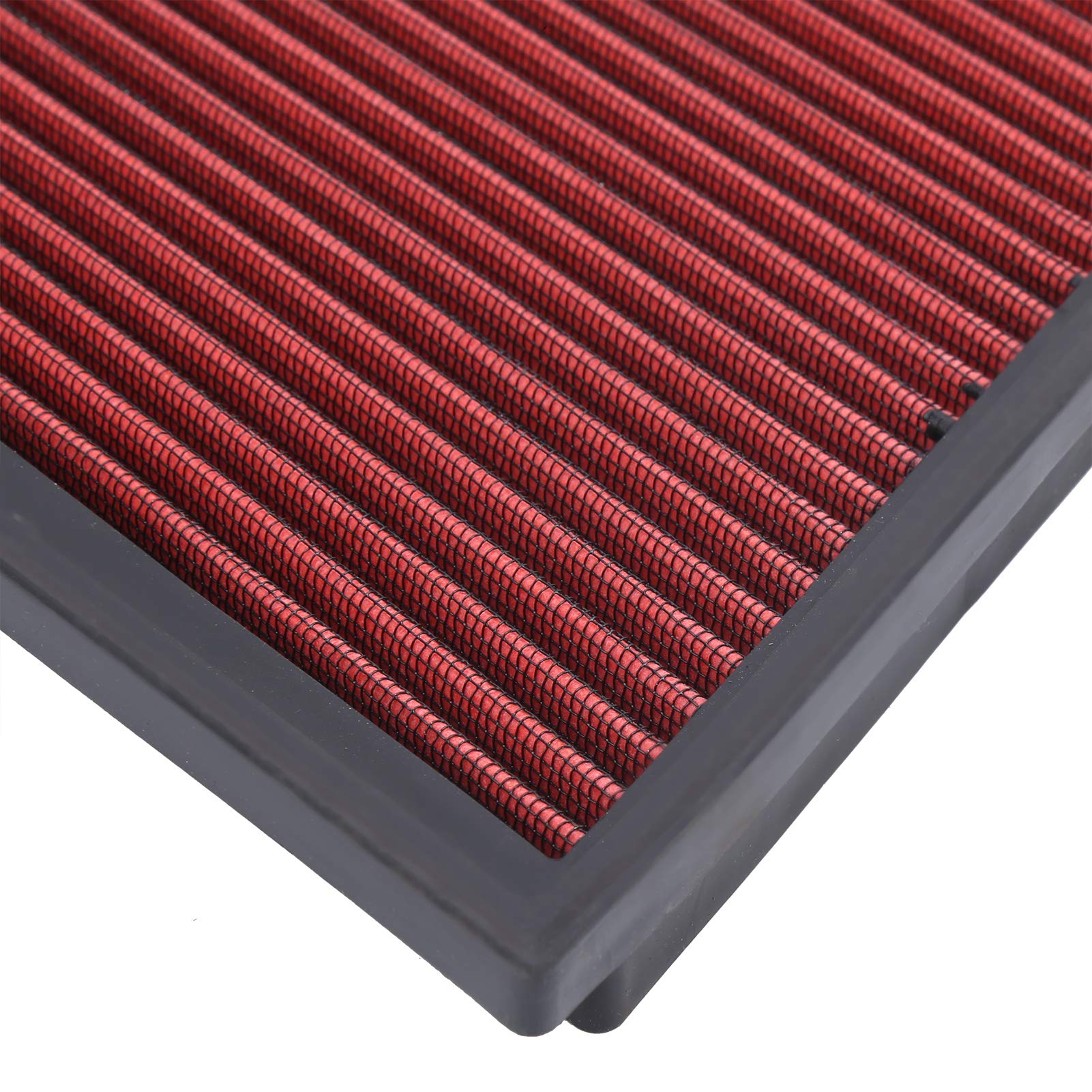 Panel de filtro de aire 2332, filtro de aire reutilizable lavable de aluminio, accesorio de filtro de aire de repuesto de alto rendimiento con excelente filtración para mayor