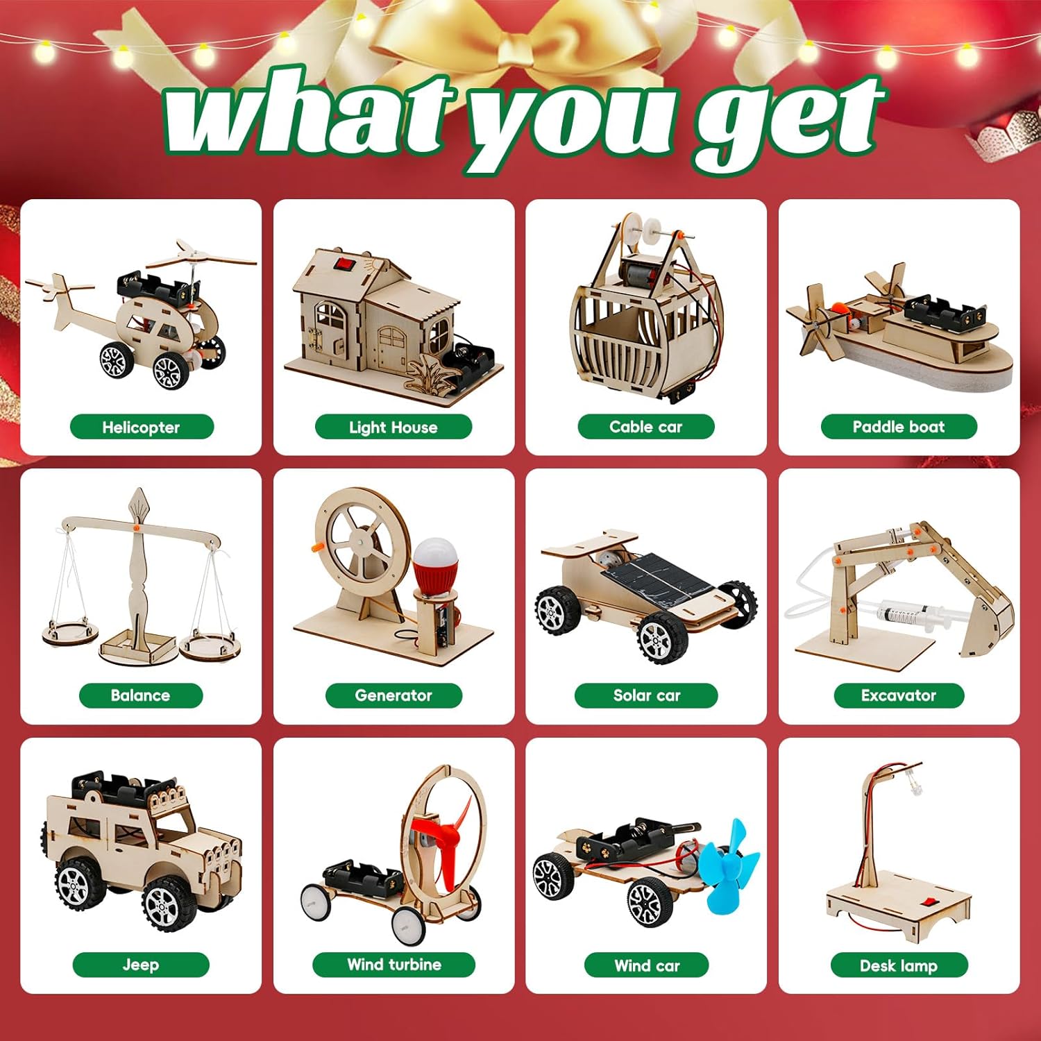 24 Pcs Party Favors Toy for Kids, STEM Science Kits Toys, Crafts Gifts Toys for Boys&Girls Aged 8-12, Kids Treasure Box Birthday Gift Ideas, Classroom Giveaways, Carnival Prizes Gift