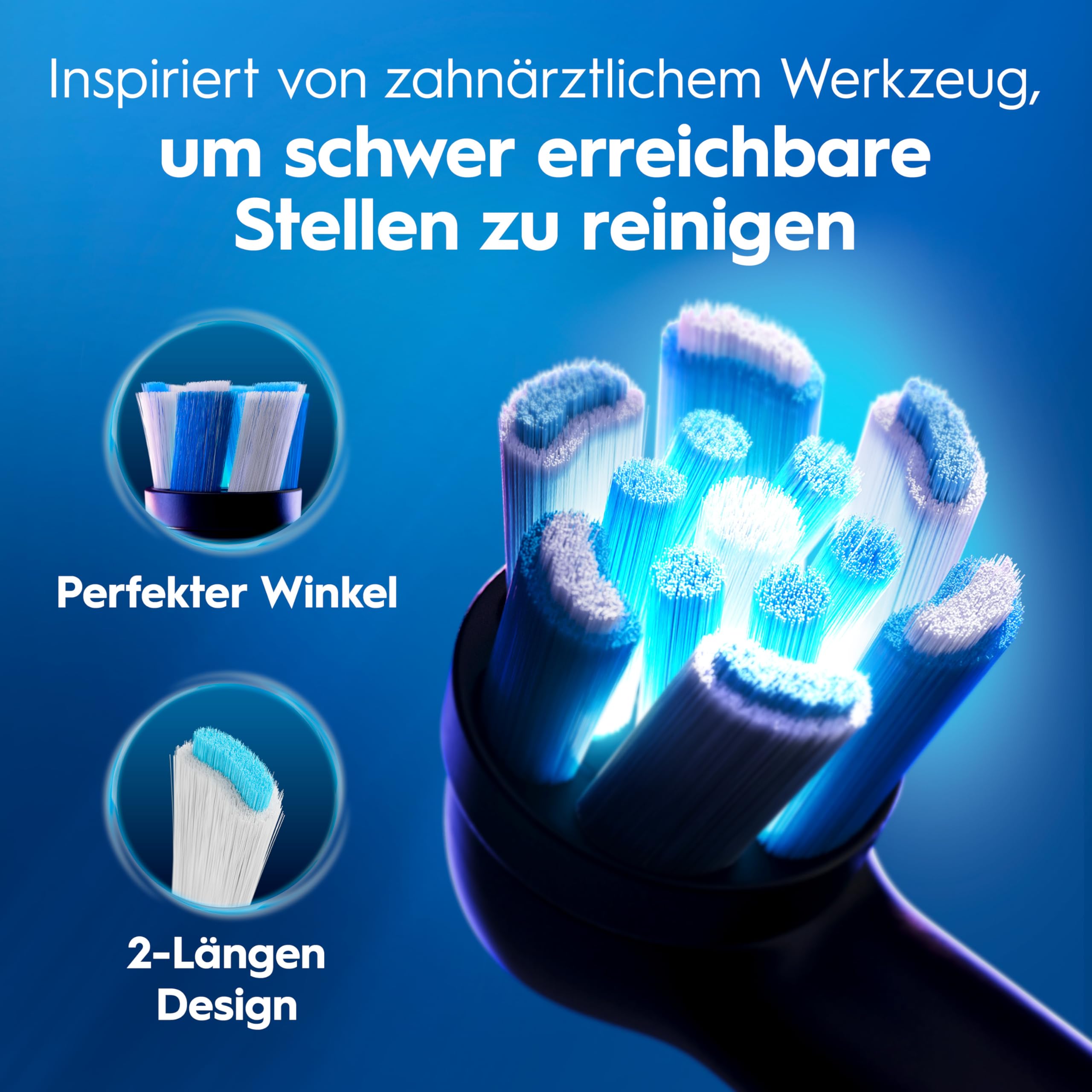 Oral-B iO Series 3 Elektrische Zahnbürste, Schwarz | Inkl. 1 Aufsteckbürste, GUT GETESTET von STIFTUNG WARENTEST, Electric Toothbrush mit 3 Putzmodi für Zahnpflege