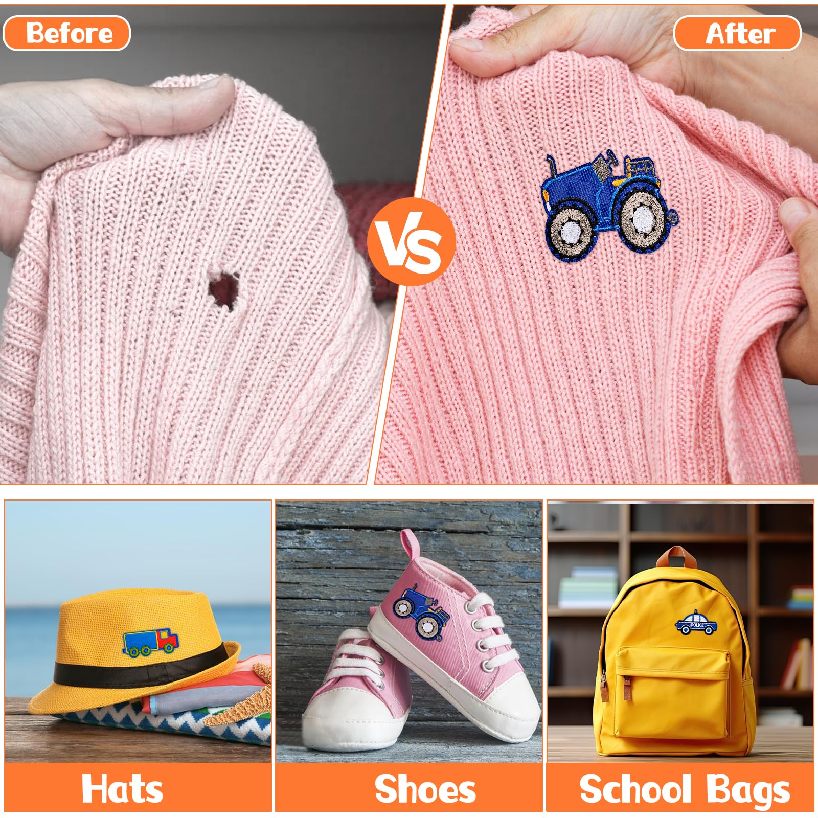 Toppe Termoadesive 23 Pezzi - Animali Cartoni, Per Riparare Vestiti, Cappelli, Jeans, DIY - Foto 9